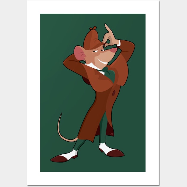 The Great Mouse Detective: Basil Wall Art by dhartist